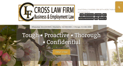 Desktop Screenshot of crosslawfirm.com